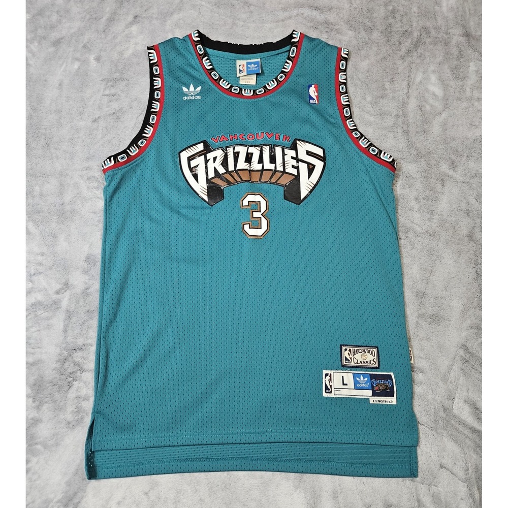 Adidas Vancouver Grizzlies Shareef Abdur-Rahim #3 NBA Hardwood Classics Size L